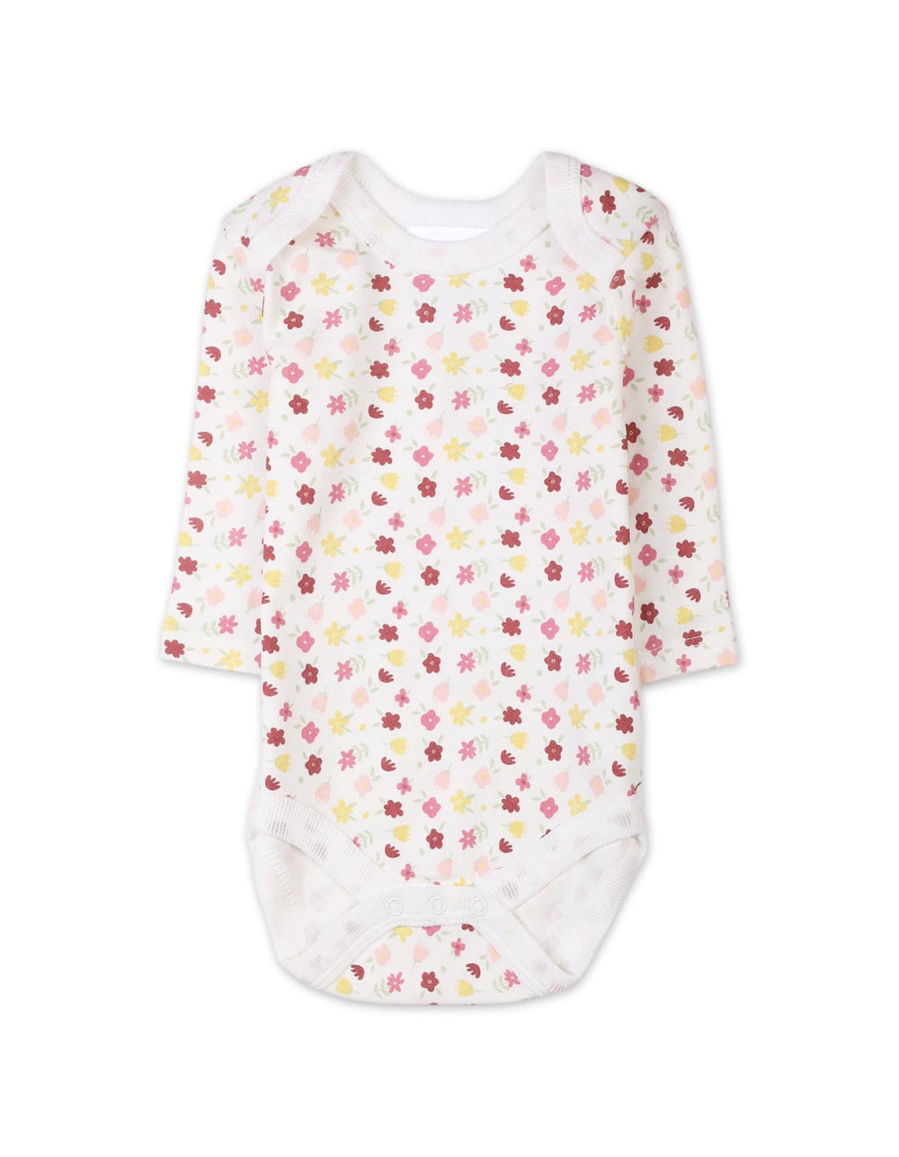 3 Pieces Winter Pinafore Dress Set Bambies Floral Pink at Zubaidas Pakistan