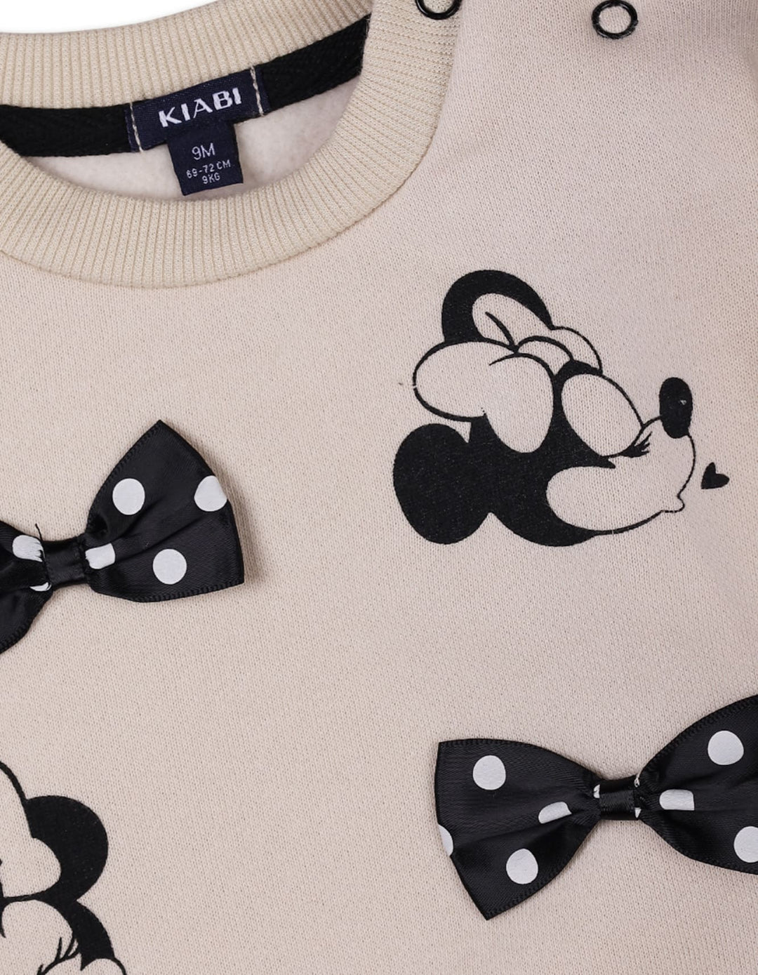 3 Pieces Winter Suit Sets Bambies Minnie Black and Beige at Zubaidas  - Pakistan’s No. 1 and most trusted baby and kids store for over 50 years