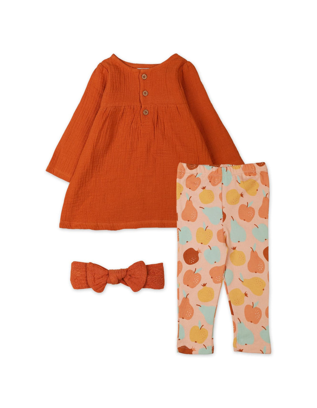 3 Pieces Winter Suit Sets Bambies Rust at Zubaidas