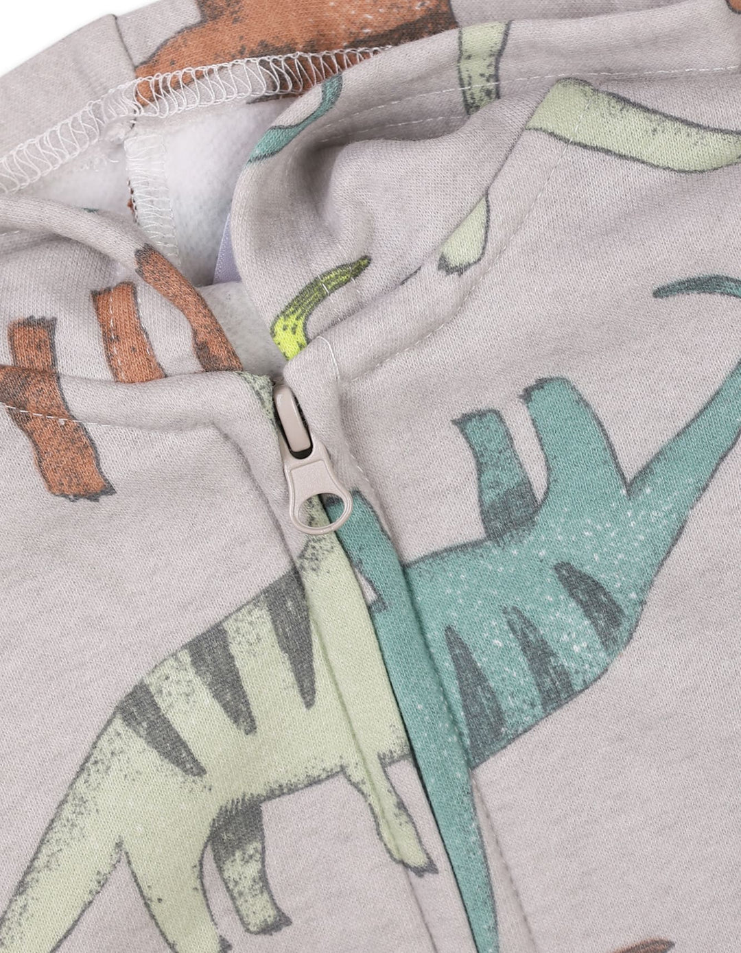 3 Pieces Winter Wear Bambies Dino Grey and Brown at Zubaidas Online Baby Store Pakistan