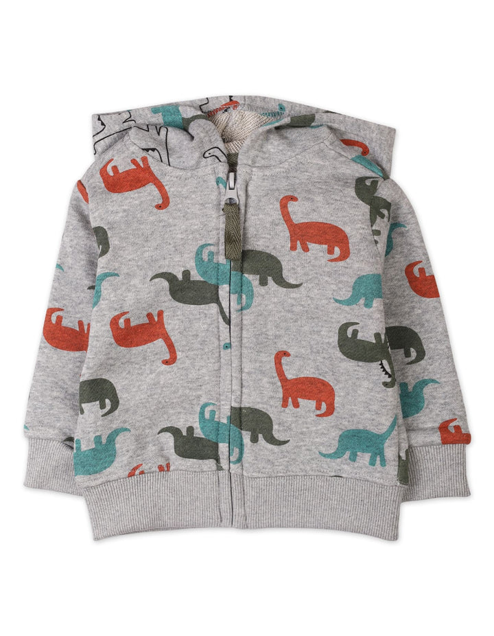 3 Pieces Winter Wear Bambies Dino Grey at Zubaidas Official Pakistan