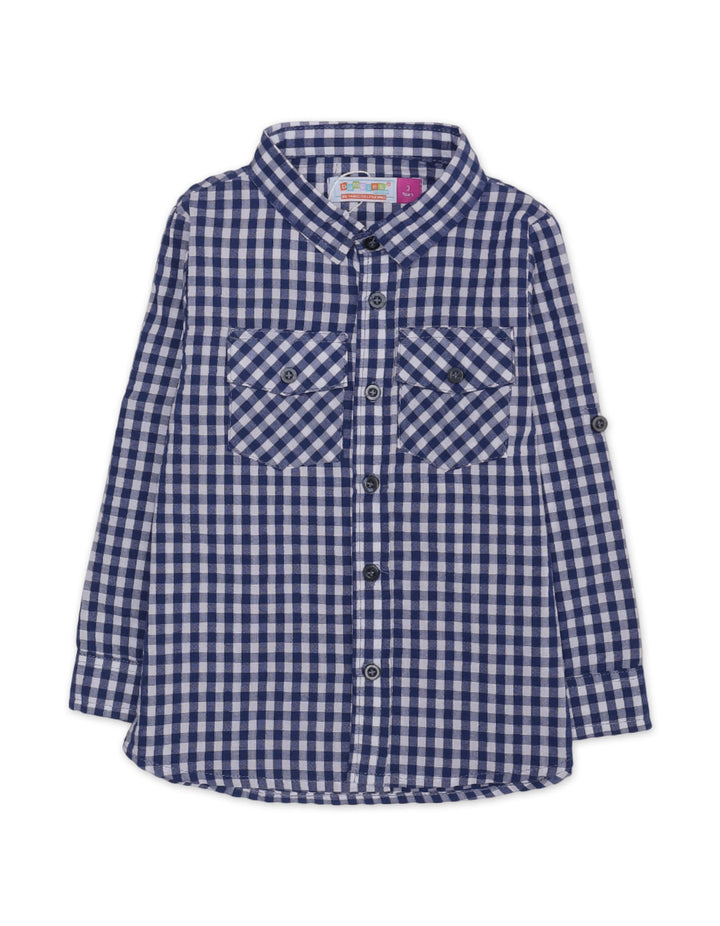 Zubaida's Full Sleeves Double Pocket Classic Plaid Shirt - Zubaidas Official™