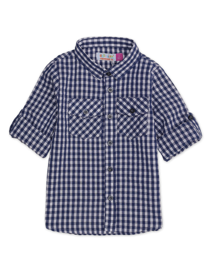 Zubaida's Full Sleeves Double Pocket Classic Plaid Shirt - Zubaidas Official™