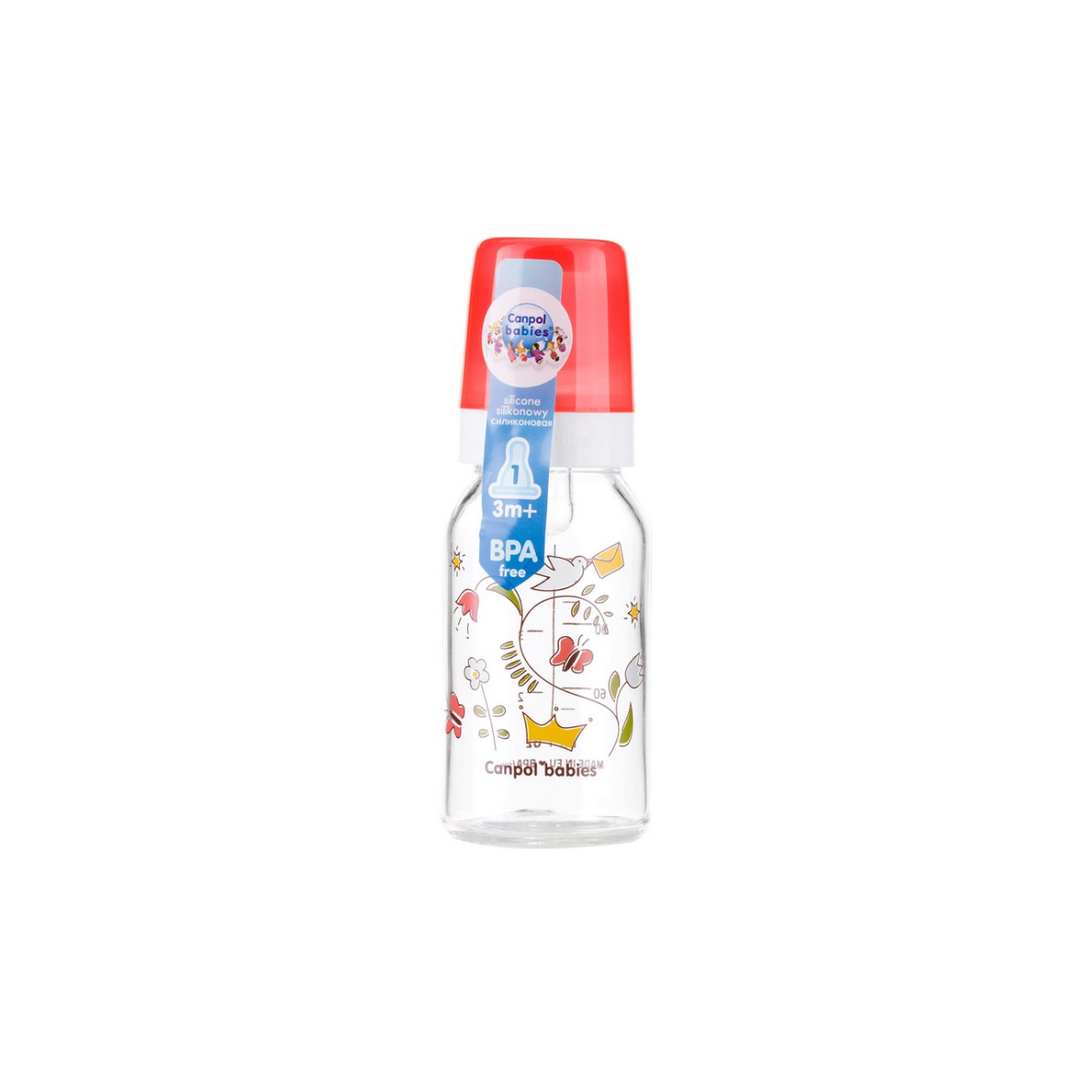 Zubaida's Canpol babies Narrow Neck Glass Bottle 120ml TOYS - 42/202 - Zubaidas Official™
