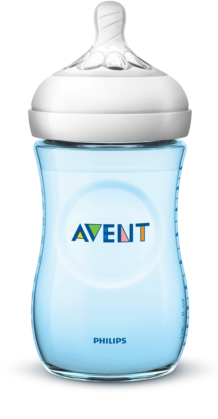 Zubaida's Philips Avent Natural II PP Baby bottle 260ML Blue - SCF695/13