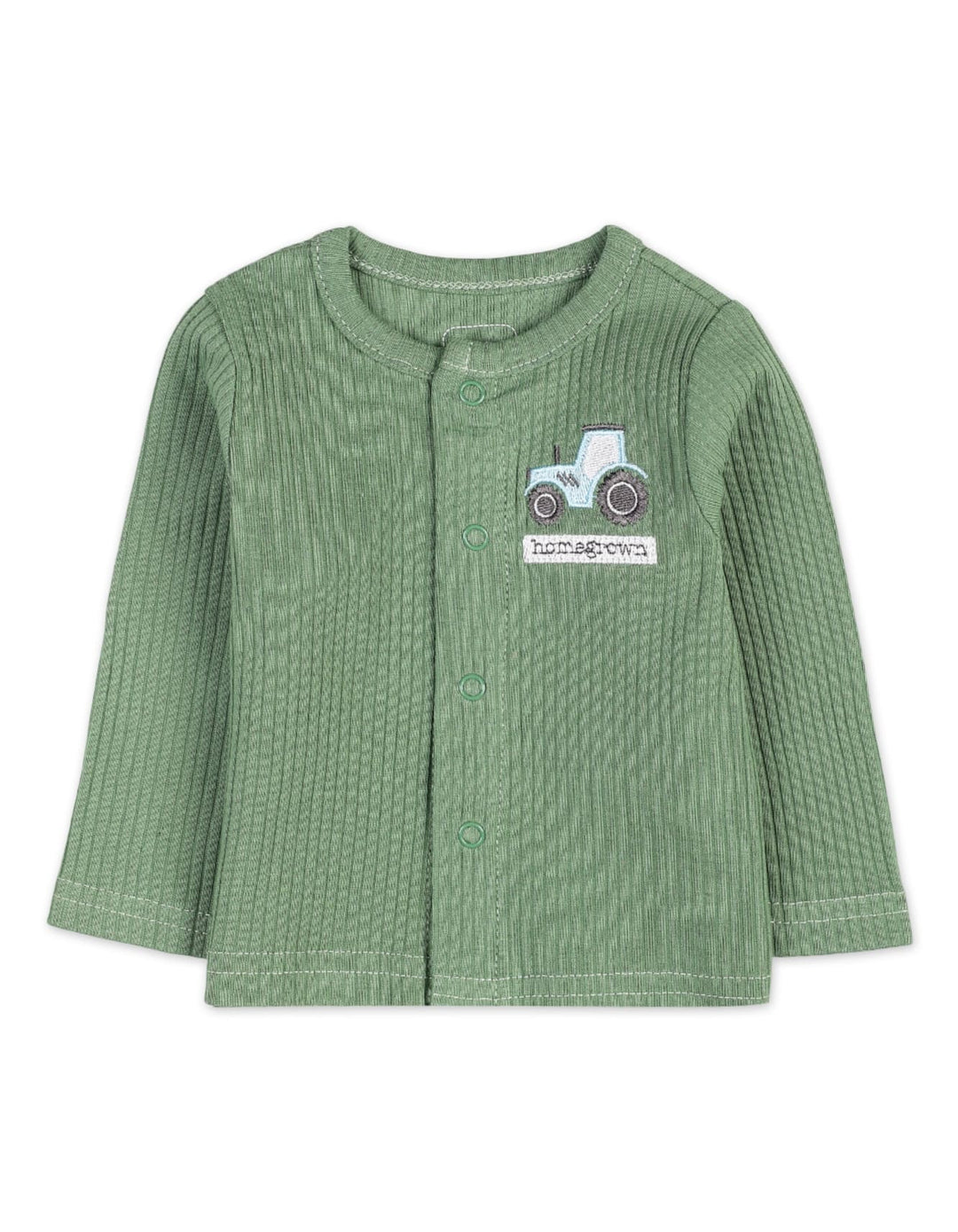 5 Pieces Winter Suit Sets Bambies Green and Beige at Zubaidas Pakistan