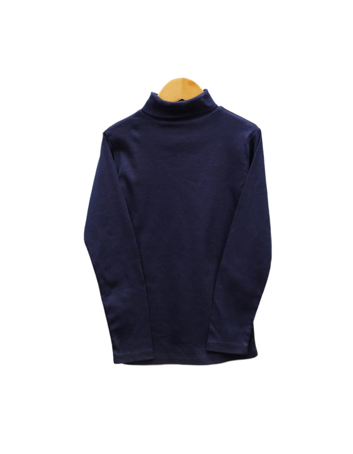 High Neck Navy Blue