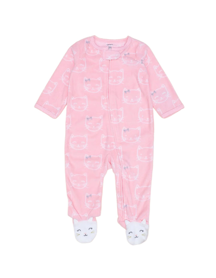 Zubaida's Romper Adorable All-Over Cat Print