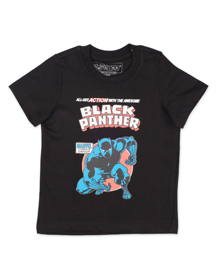 T-Shirt for Boys with Panther Theme