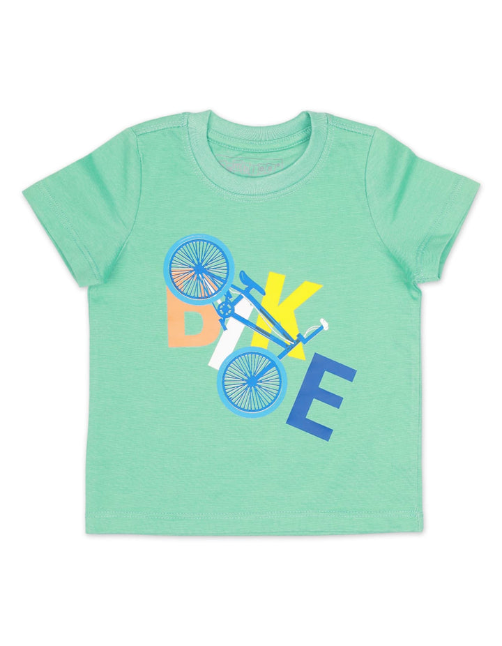 T-Shirt For Boys with Bike Theme