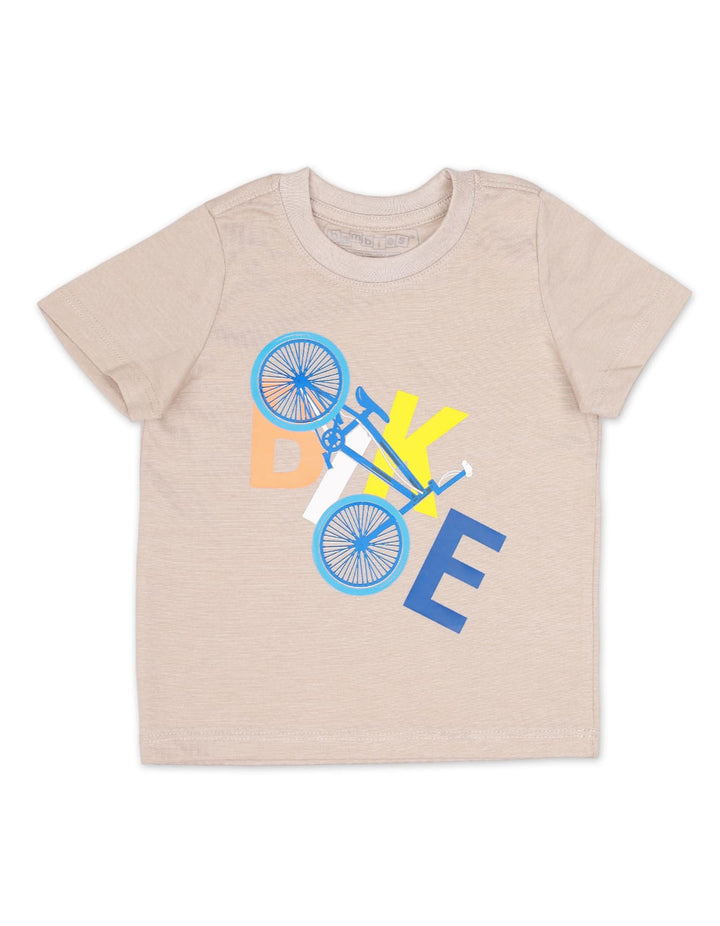 T-Shirt For Boys with Bike Theme