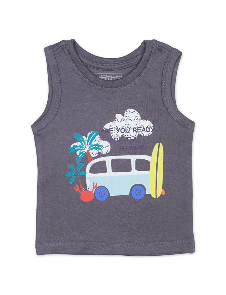 Sando Greyish Blue for Boys - Are You Ready For The Summer