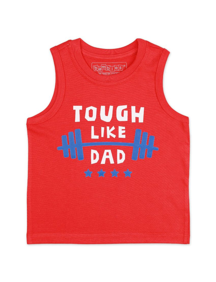 Sando Red for Boys - Tough Like Dad