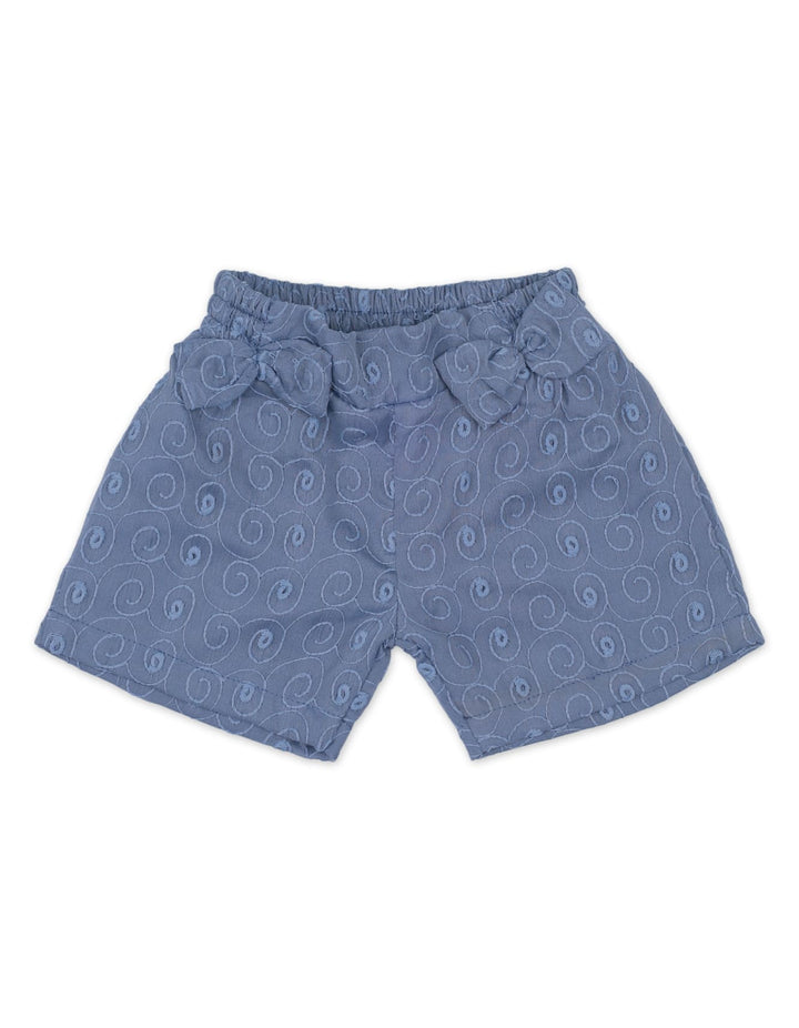 Shorts Blue with Bow