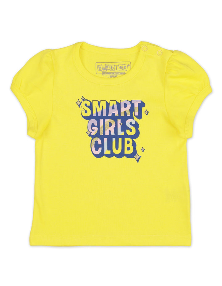 Top for Girls with Smart Girls Club Theme