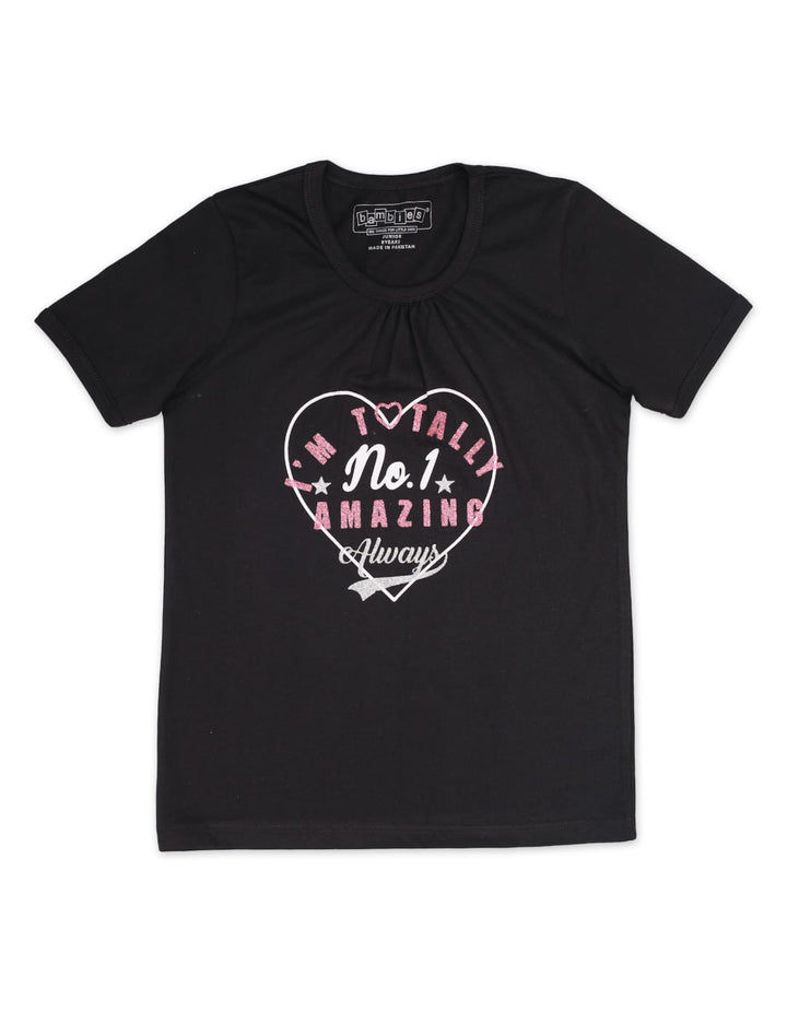 Top for Girls with I'm Totally Amazing Theme