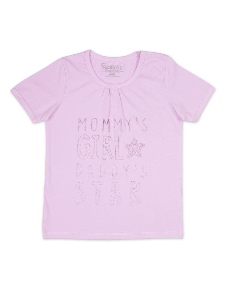 Top for Girls with Mommy's Girl Daddy's Star Theme