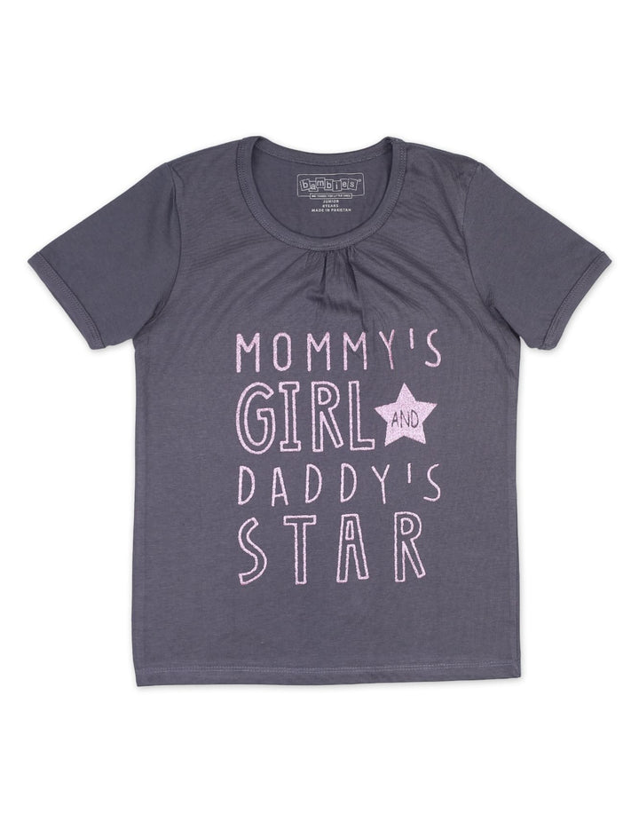 Top for Girls with Mommy's Girl & Daddy's Star Theme