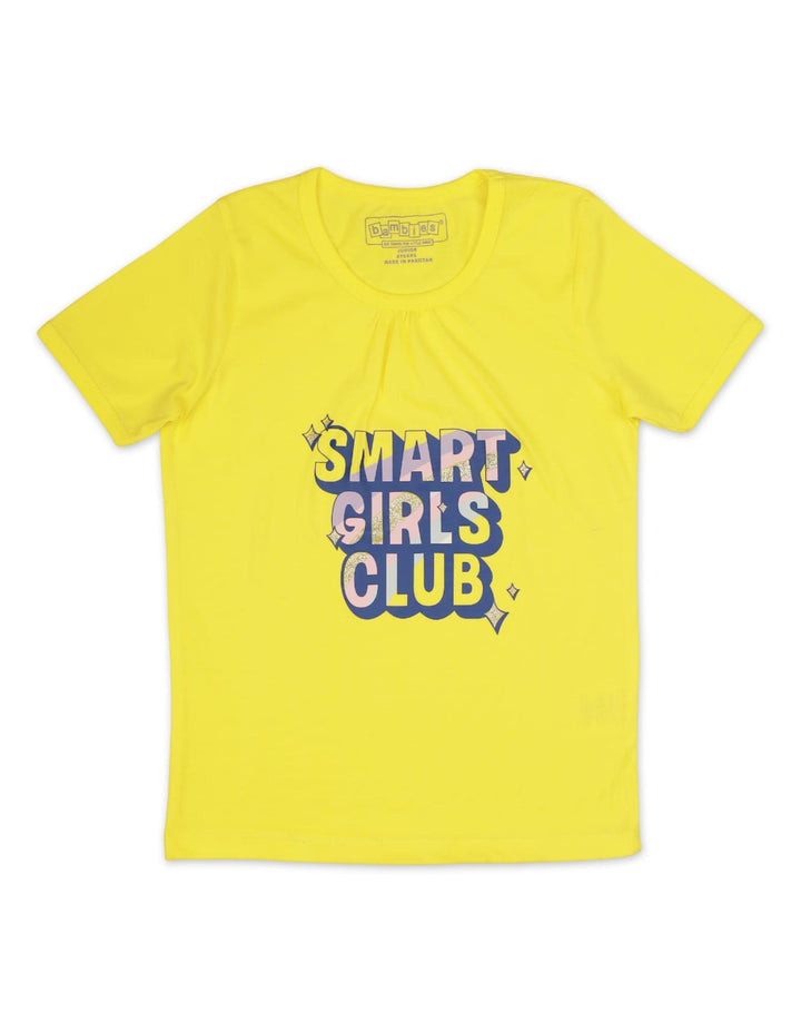 Top for Girls with Smart Girls Club Theme