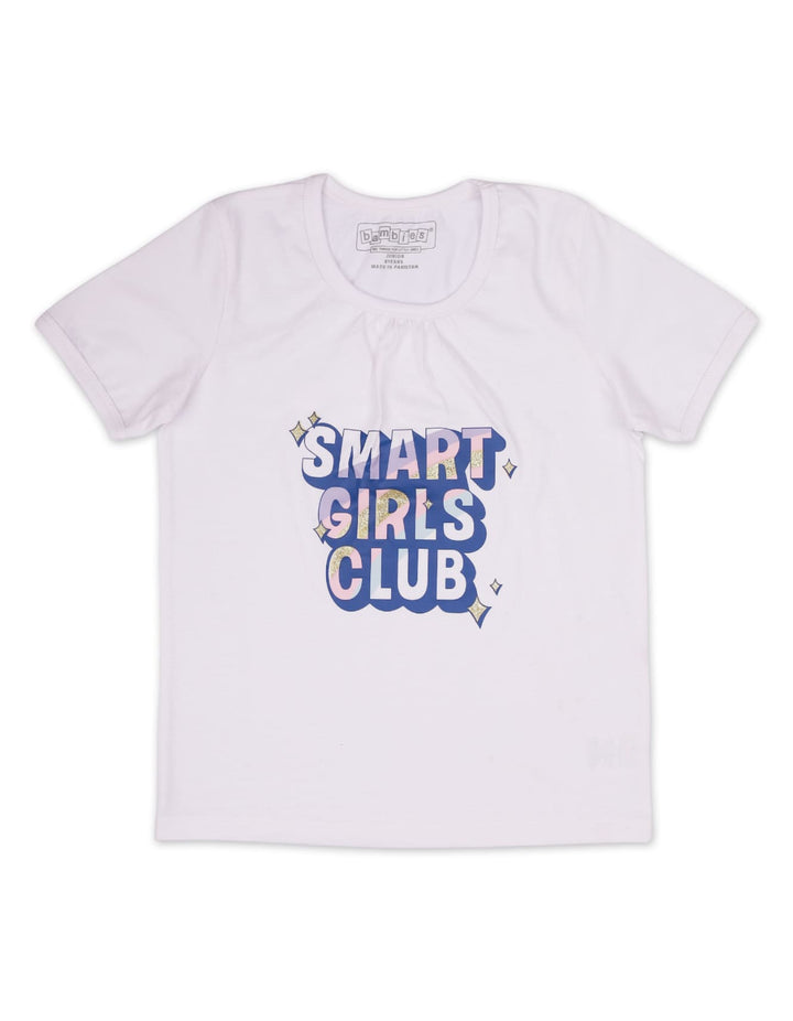 Zubaida's Top for Girls with Smart Girls Club Theme