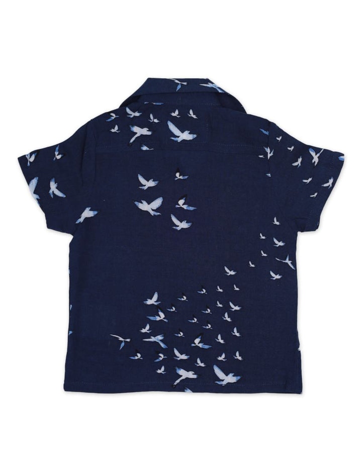 Shirt with Birds Theme For Boys