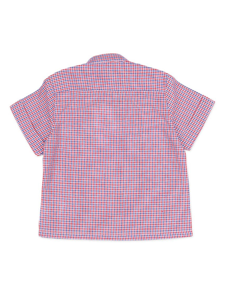 Shirt with Muti Check Print for Boys - Toddler