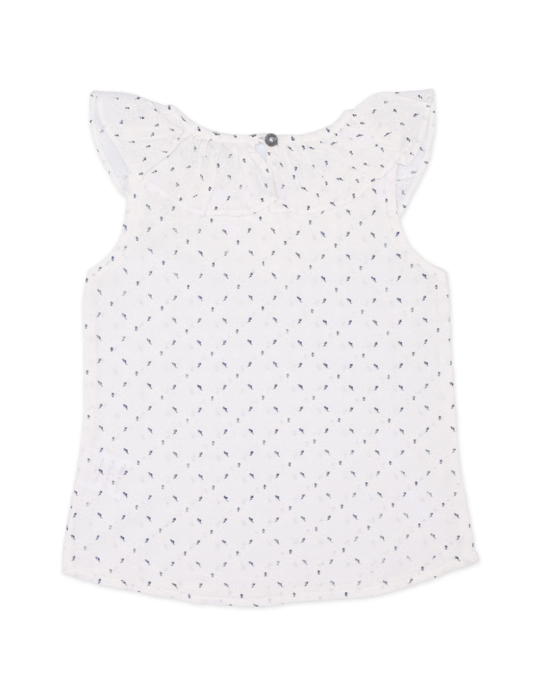 Top for Girls with Floral Theme