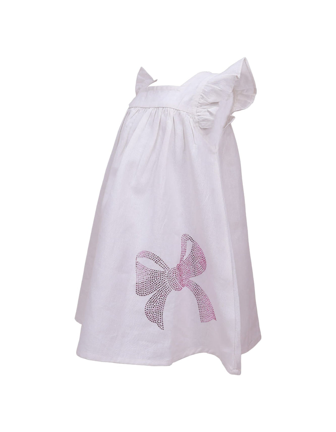 Dress with Diamontees Butterfly