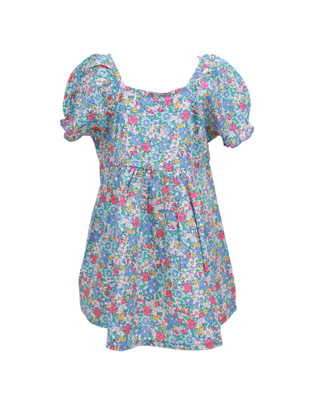 Zubaida's Frock Floral Print Glittered Butterfly