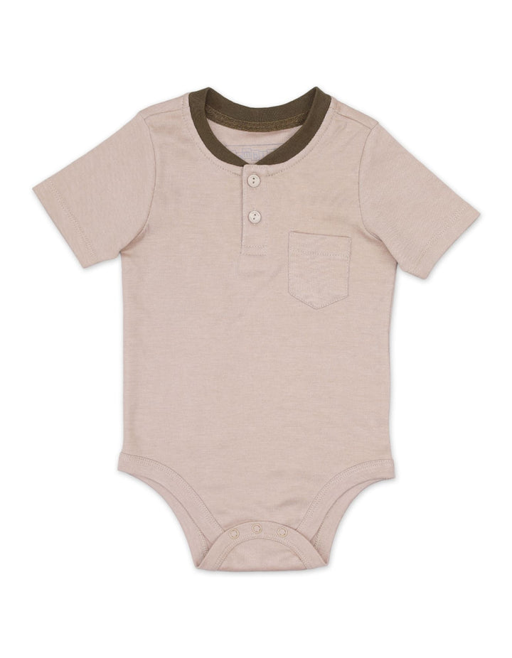 Body Suit Beige & Olive for Boys