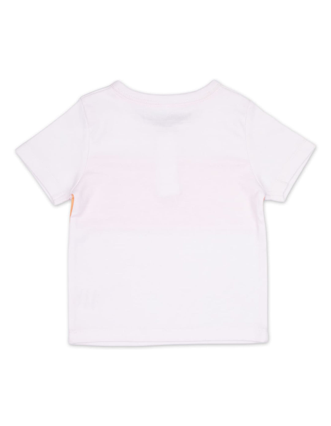 T-Shirt White and Peach for Boys