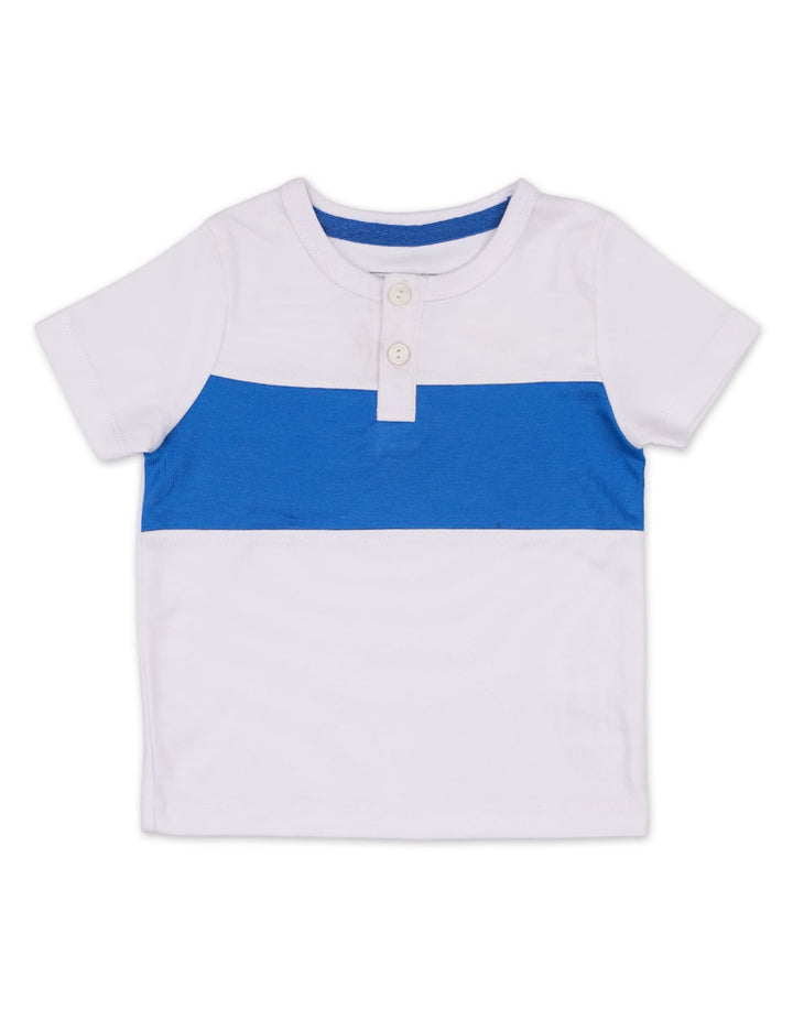 T-Shirt Navy White & Blue for Boys