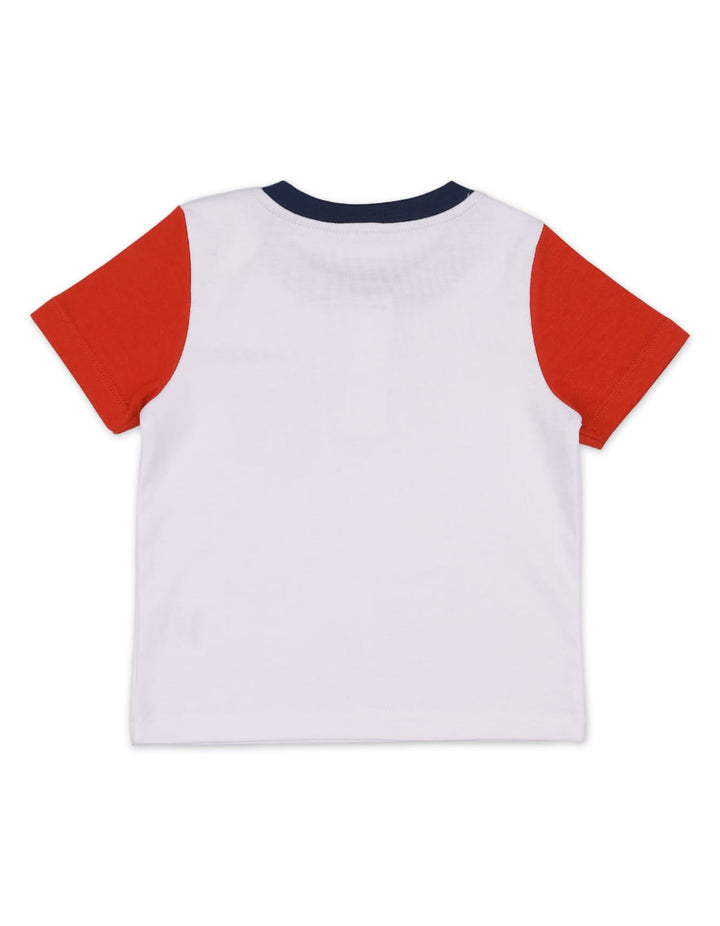 T-Shirt Navy White & Red for Boys