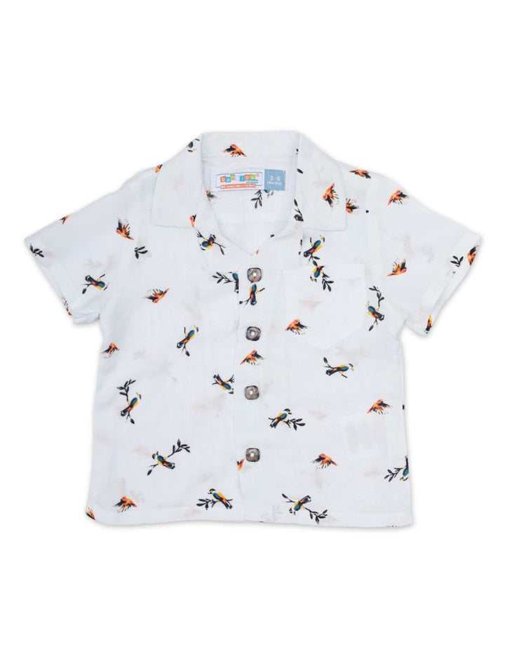 Shirt Plain Tee for Boys - Birds Theme - Toddler