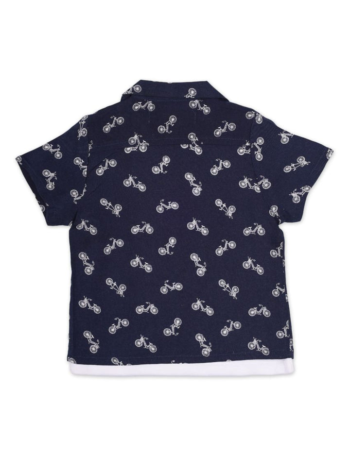 Shirt Plain Tee for Boys - Cycles Theme - Toddler