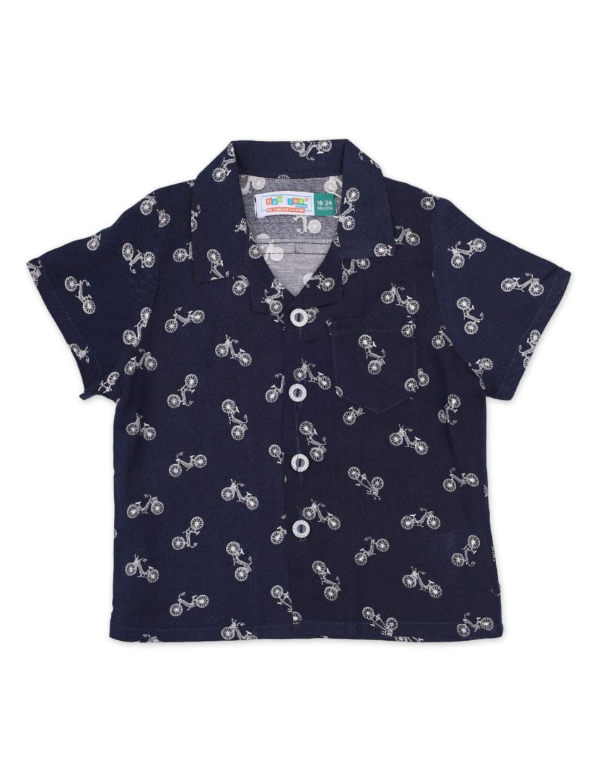 Shirt Plain Tee for Boys - Cycles Theme - Toddler