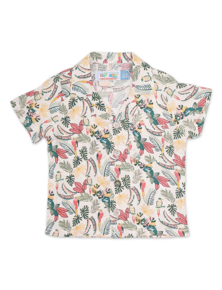 Shirt Plain Tee for Boys - Birds Theme - Infant