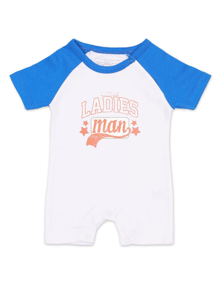 Romper Blue with White for Boys - Ladies Man