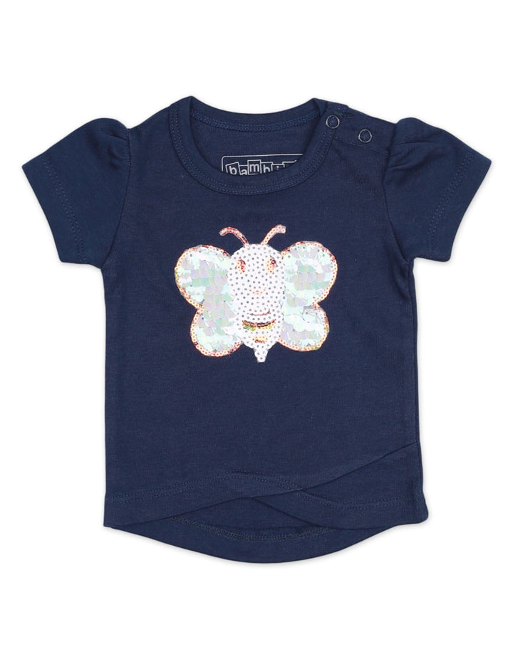 Top for Girls with Butterfly Theme