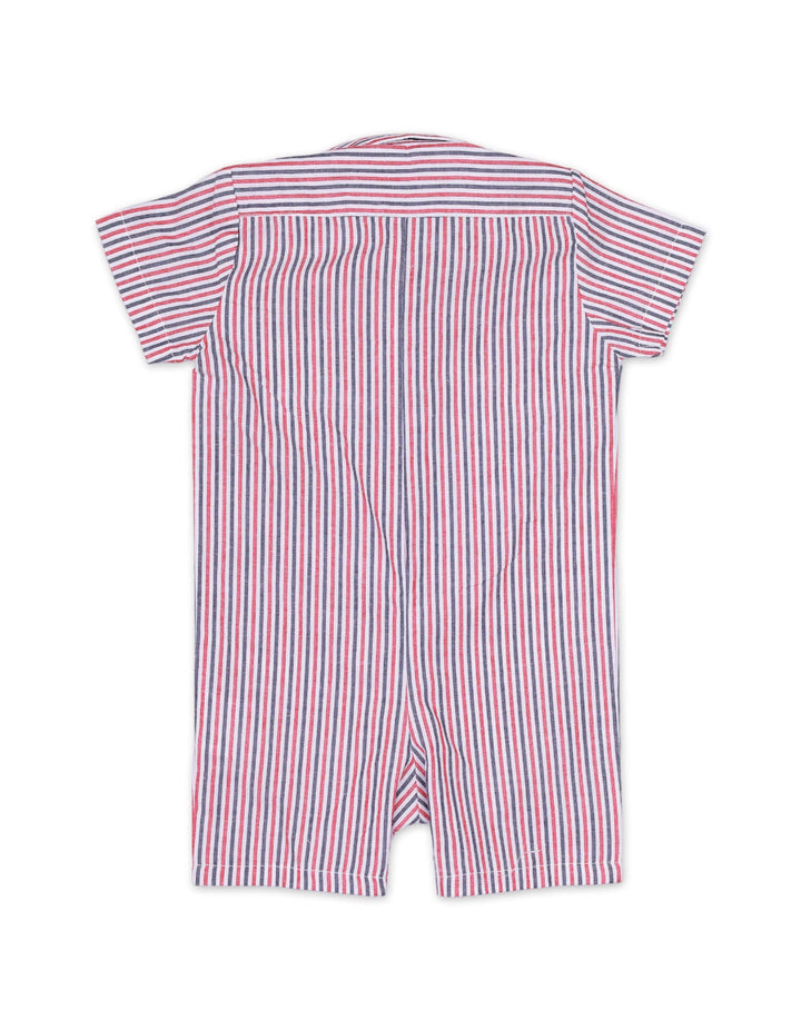 Body Suit with Red & Blue Stripes for Boys