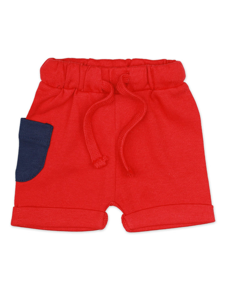 Shorts with Navy Blue Pocket