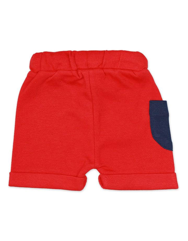 Shorts with Navy Blue Pocket