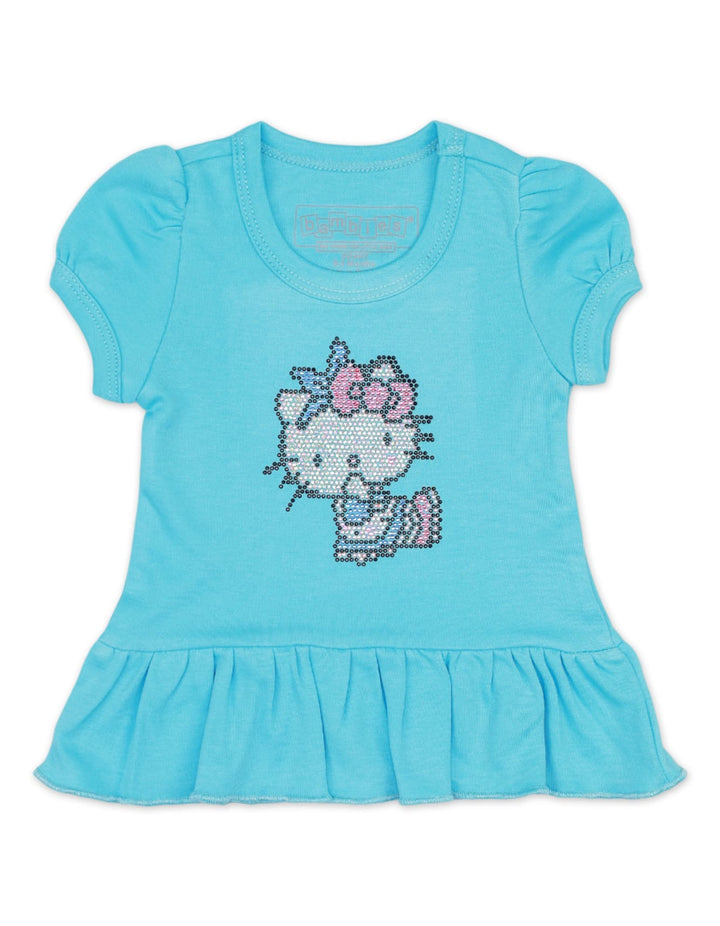 Top for Girls with Kitty Theme