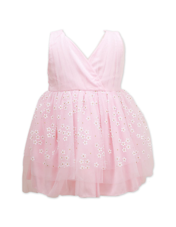 Frock Pleated Pink Toddler Girls