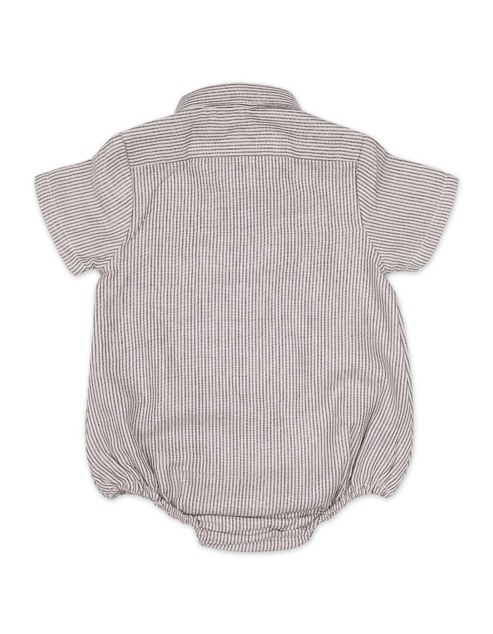 Body Suit Beige Stripes for Boys