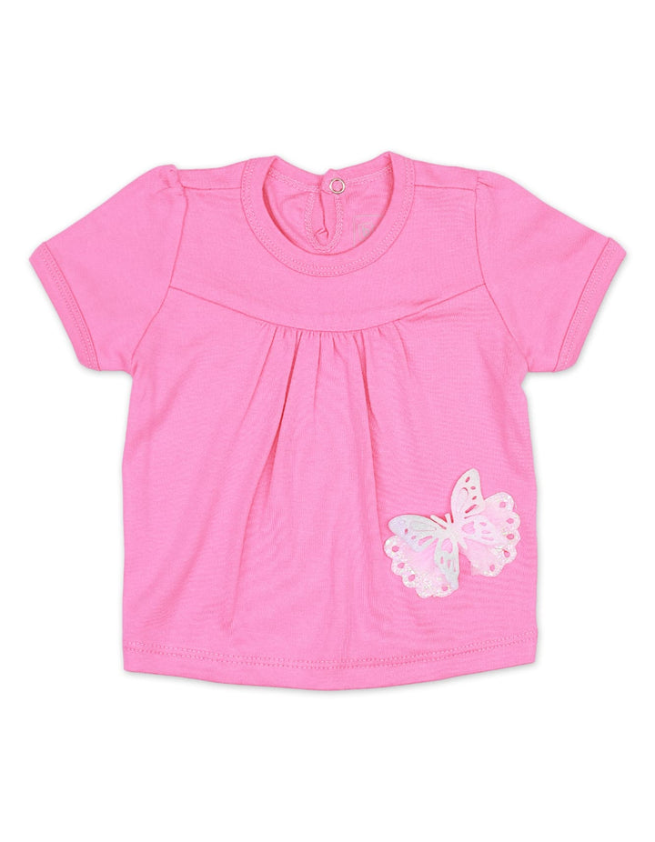 Top with Frill for Girls - Butterfly Theme