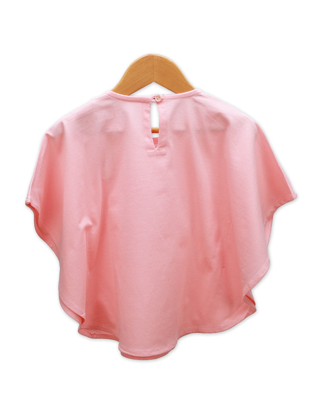 Poncho Top Pink Heart for Girls