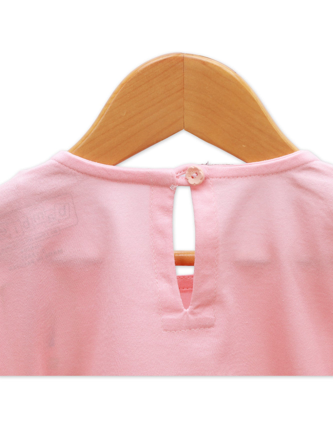 Poncho Top Pink Heart for Girls