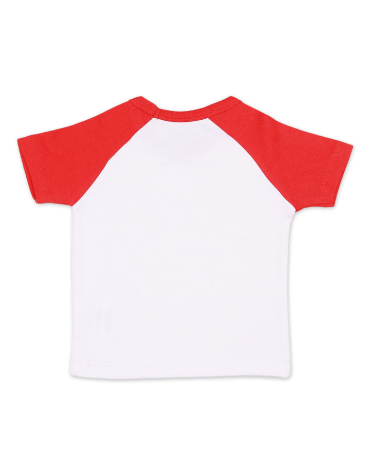 T-Shirt White & Red for Boys - Urban Star Theme