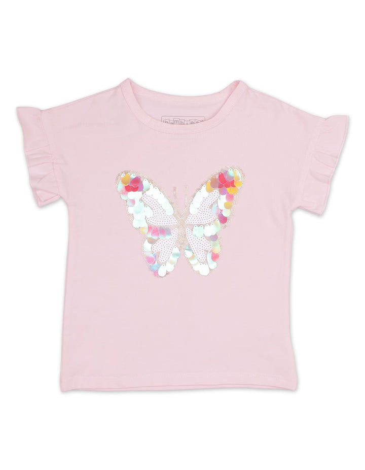 Top for Girls with Butterfly Theme